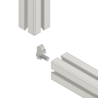 41-002-7 MODULAR SOLUTIONS ZINC PART HIDDEN PROFILE CONNCETOR C, SHORT